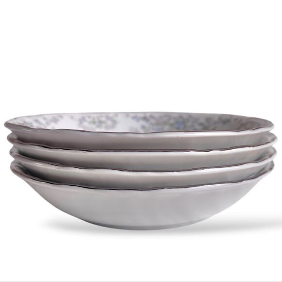 Vintage Norleans Fine China JAPAN Theresa Fruit Dessert Sauce Bowls (4) - Picture 11 of 15